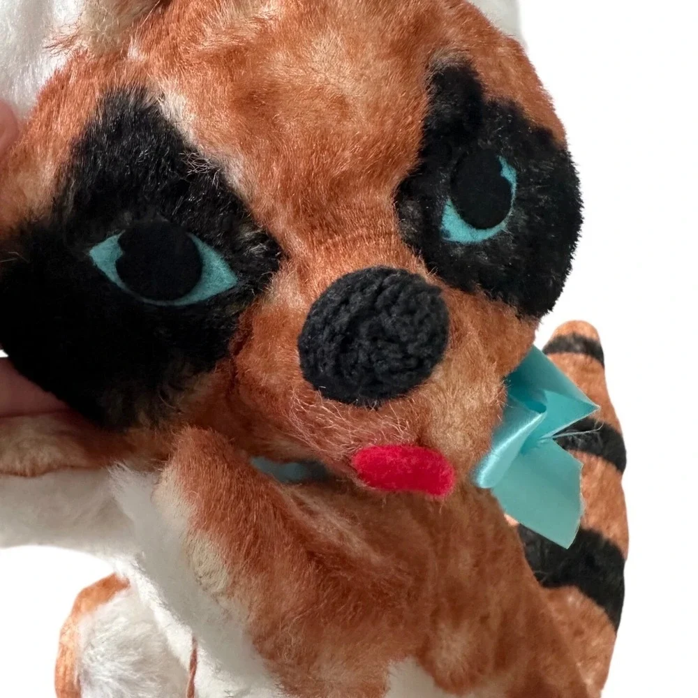 Vintage 1960s Douglas Cuddle Toys Raccoon Plush Pride of America Tagged
